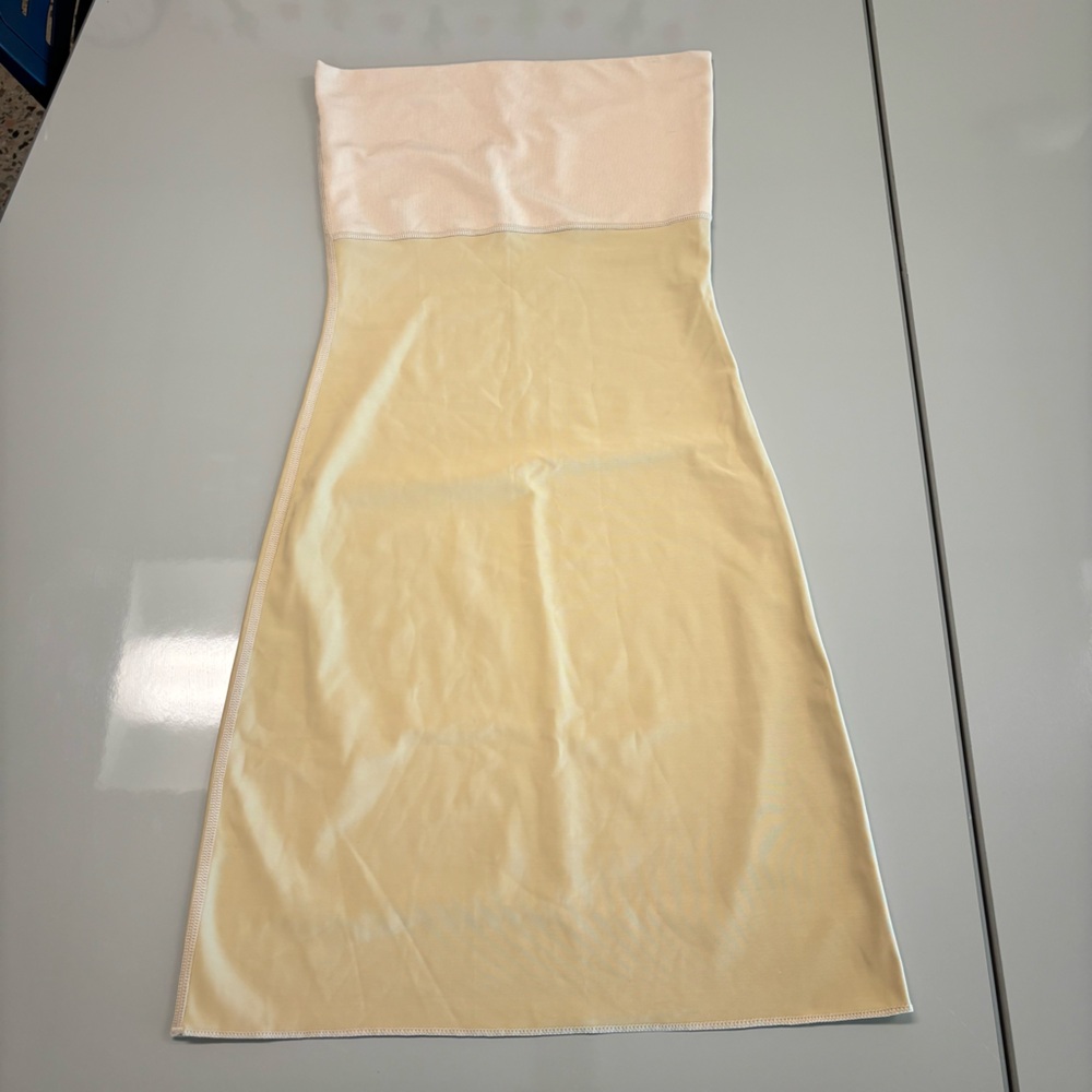 SPANX Nude Strapless Shape-wear Dress. Size Medium